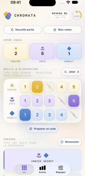 Chromata app screenshot